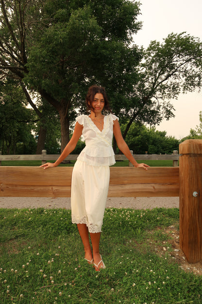 Willow Whisper Wrap Top (XS)