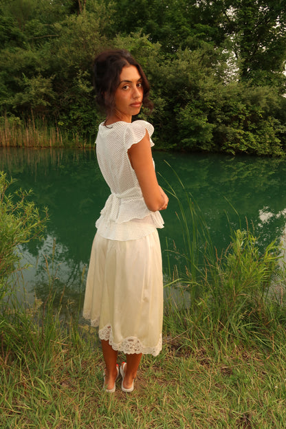 Willow Whisper Wrap Top (XS)