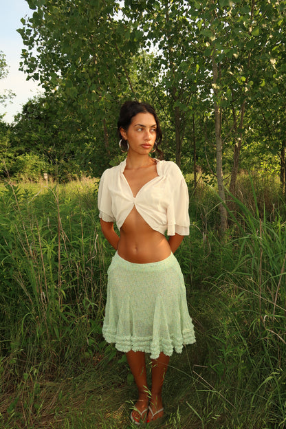 Cloud balero Blouse ( XS)