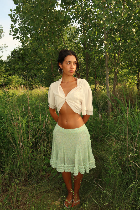 Cloud balero Blouse ( XS)