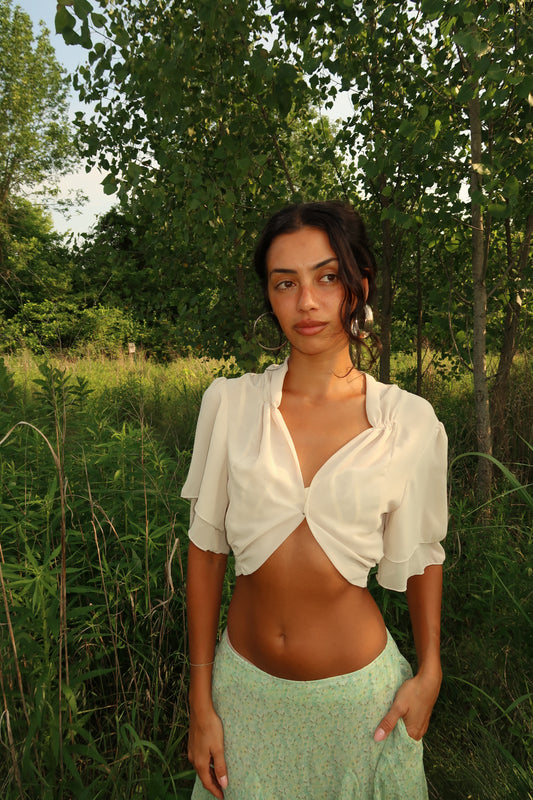 Cloud balero Blouse ( XS)