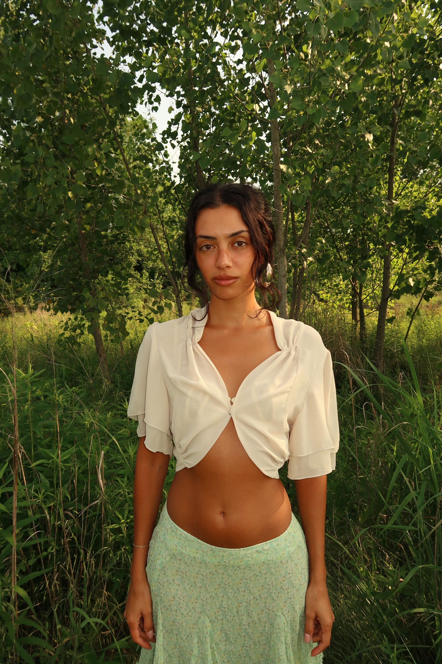 Cloud balero Blouse ( XS)