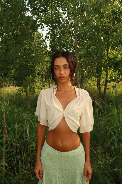 Cloud balero Blouse ( XS)