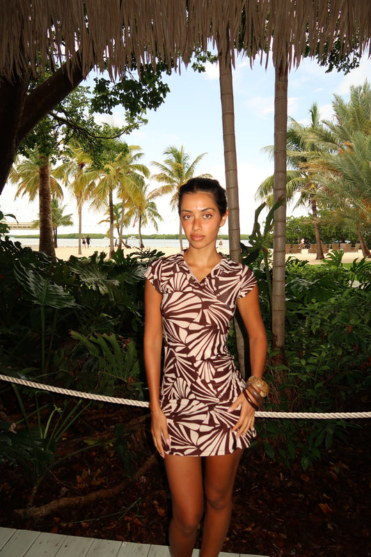 Palm Shadow Dress (XS)