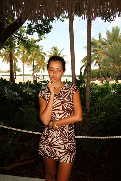 Palm Shadow Dress (XS)