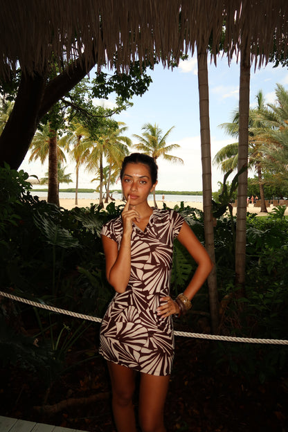 Palm Shadow Dress (XS)