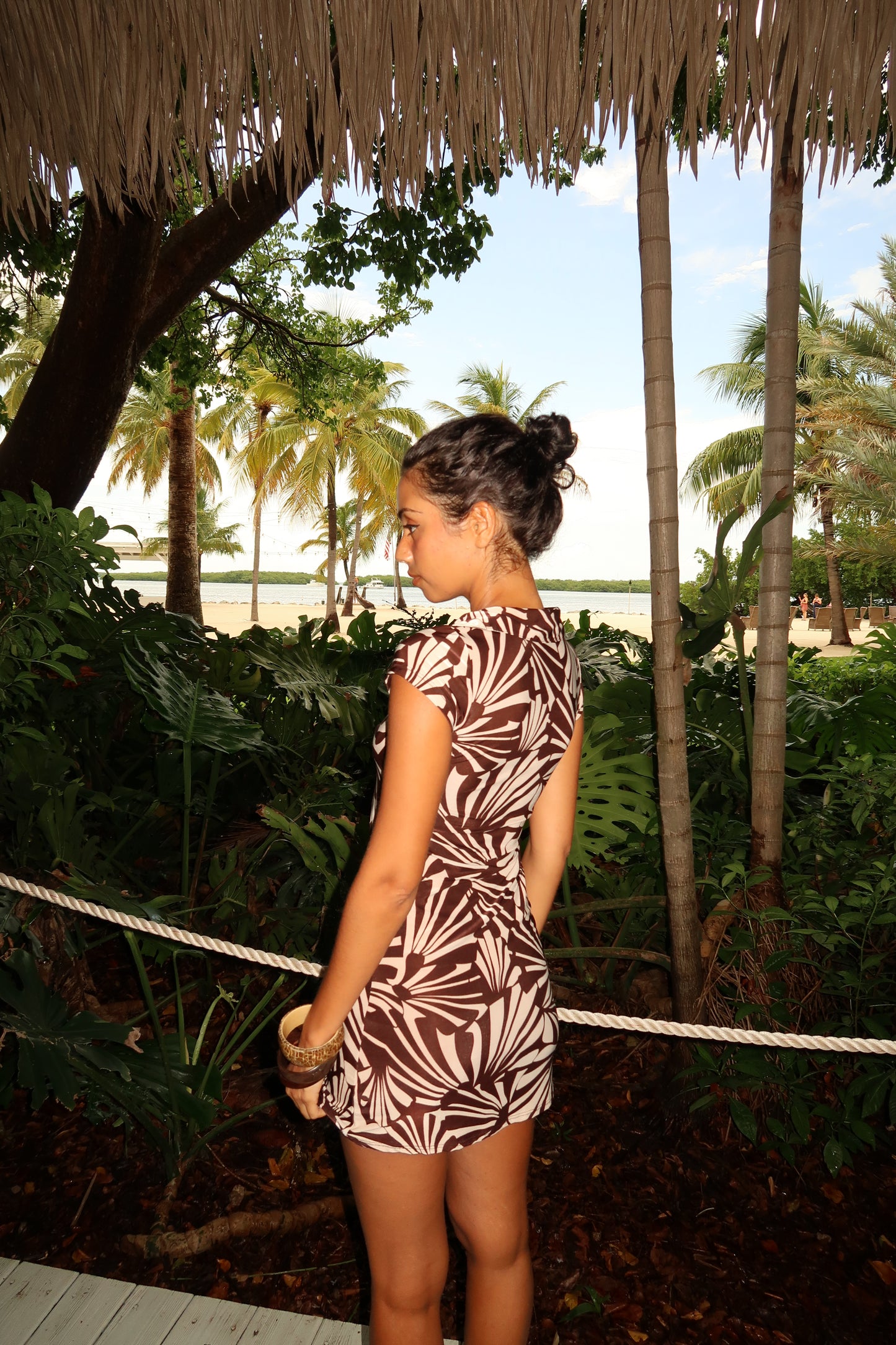 Palm Shadow Dress (XS)