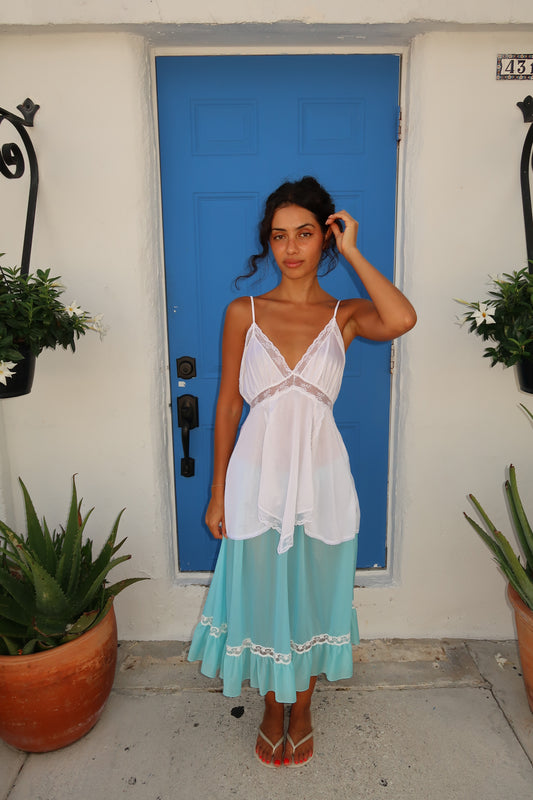 Aquamarine skirt (XS-S)