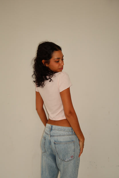 Clara tie top (XS-S)