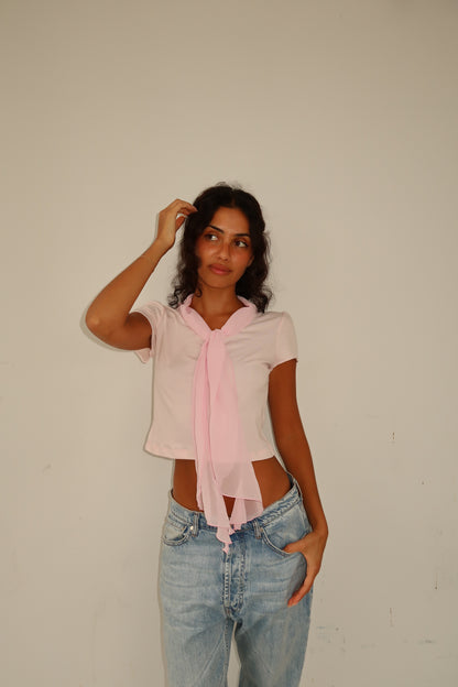 Clara tie top (XS-S)