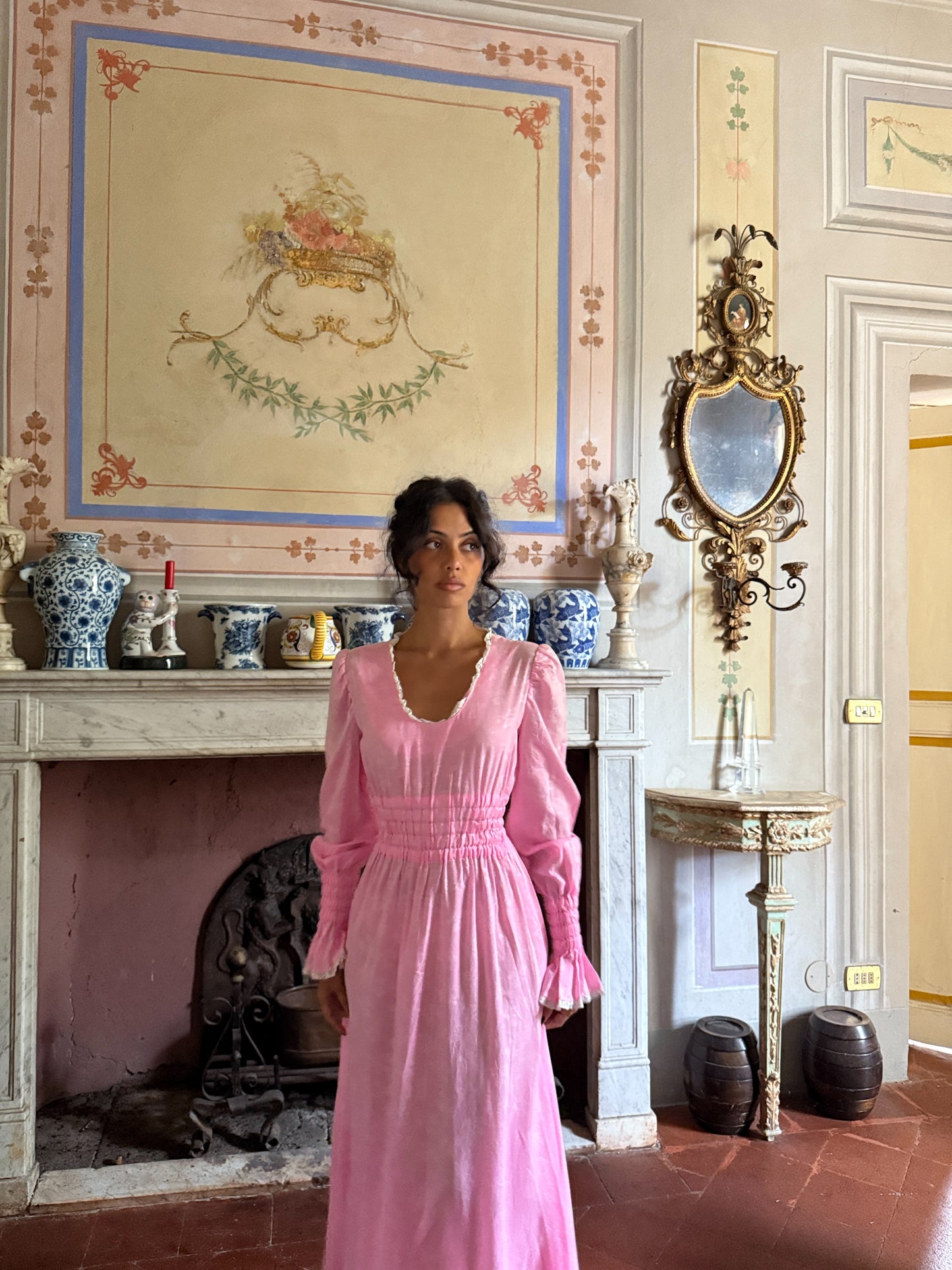 Blush Poet Maxi Dress (XS-S)