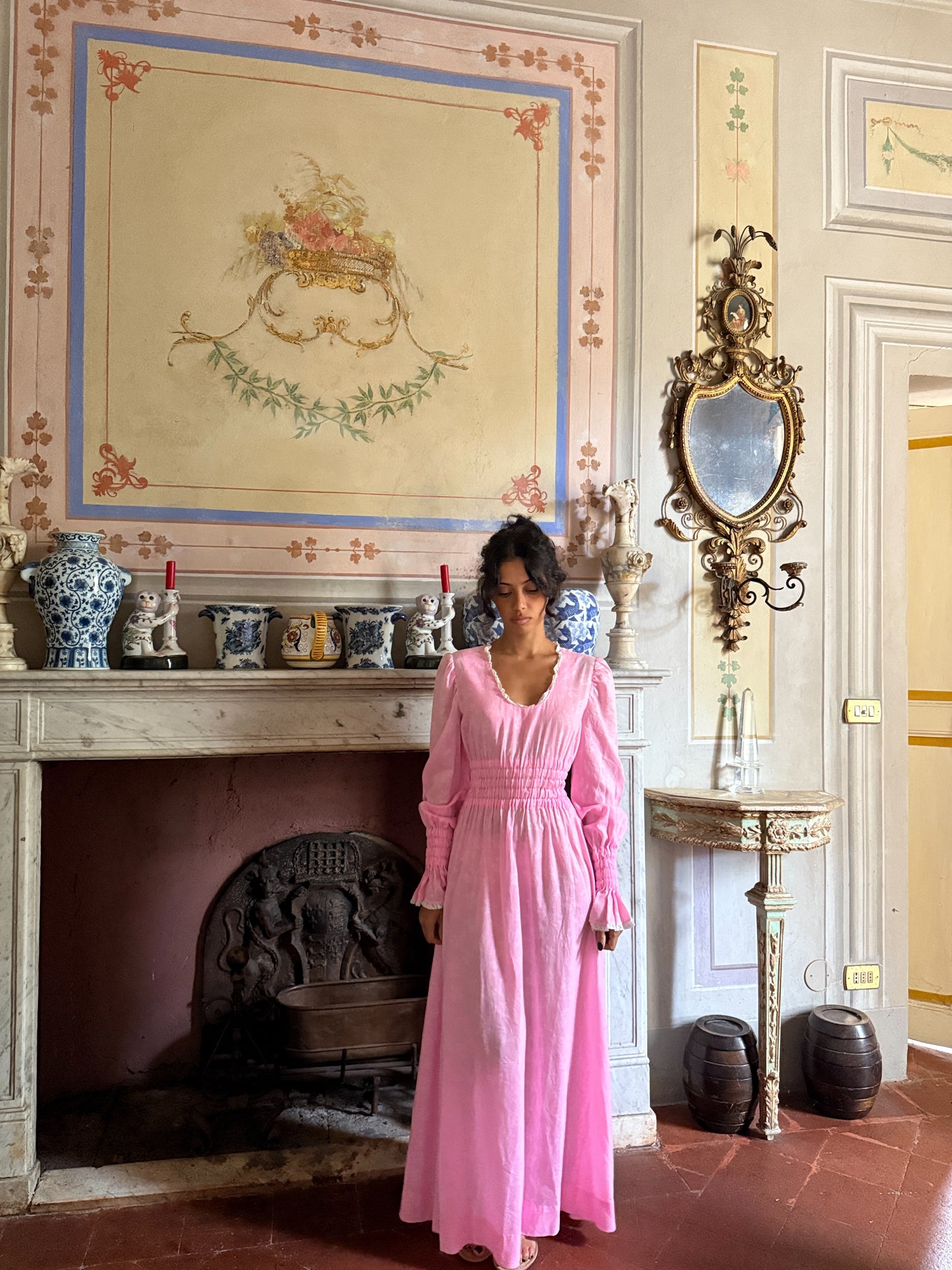 Blush Poet Maxi Dress (XS-S)