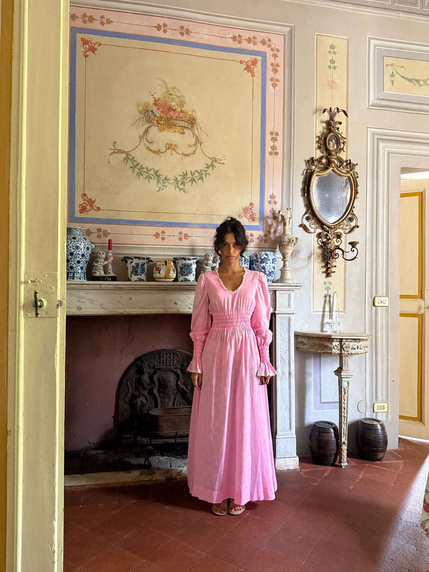 Blush Poet Maxi Dress (XS-S)