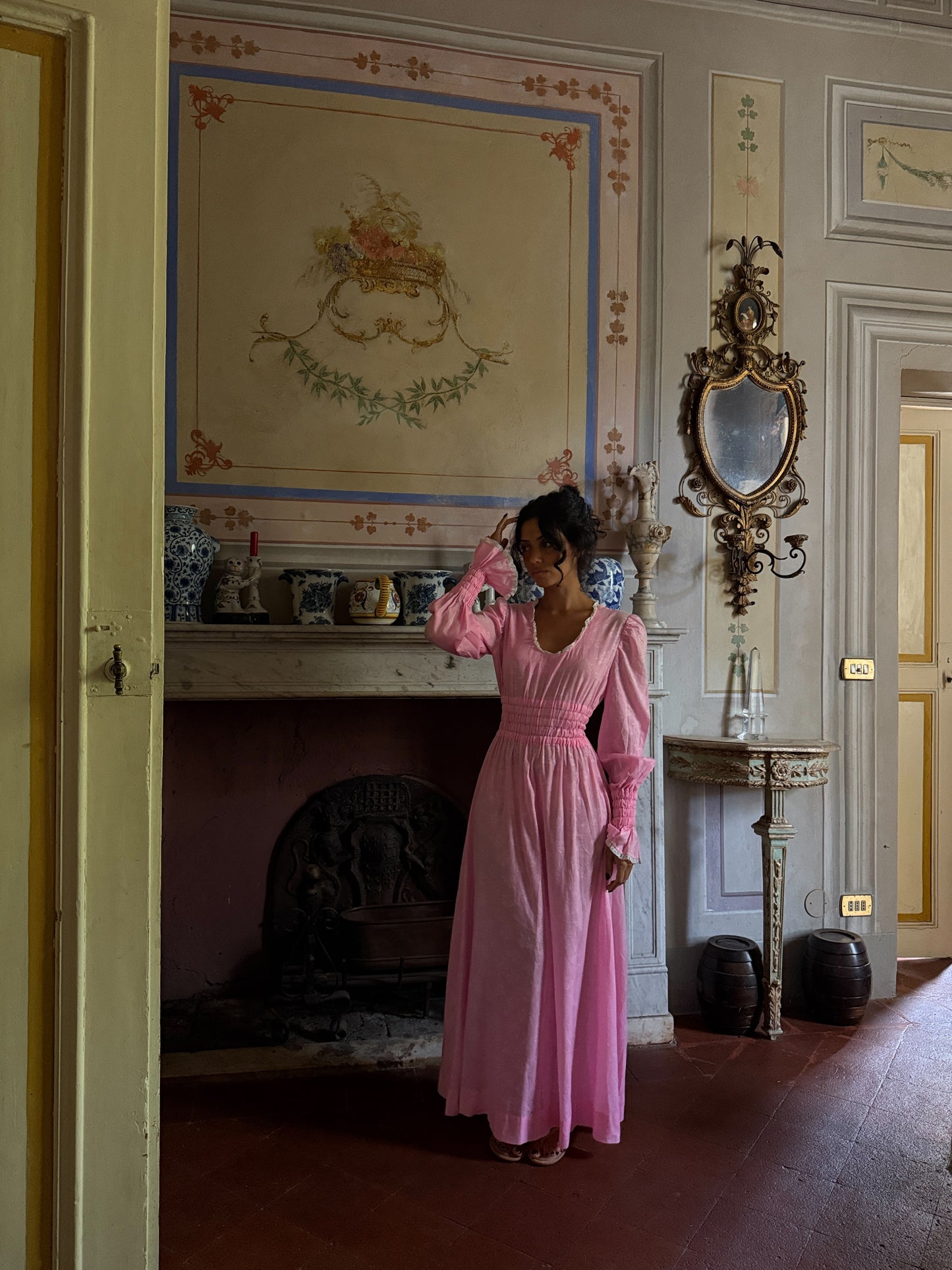 Blush Poet Maxi Dress (XS-S)