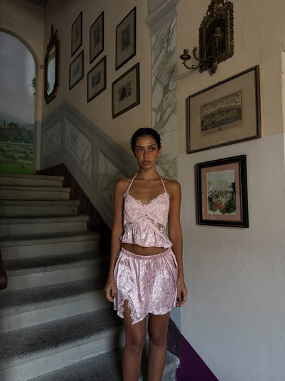 Pink Baroque Lace Set (XS-S)