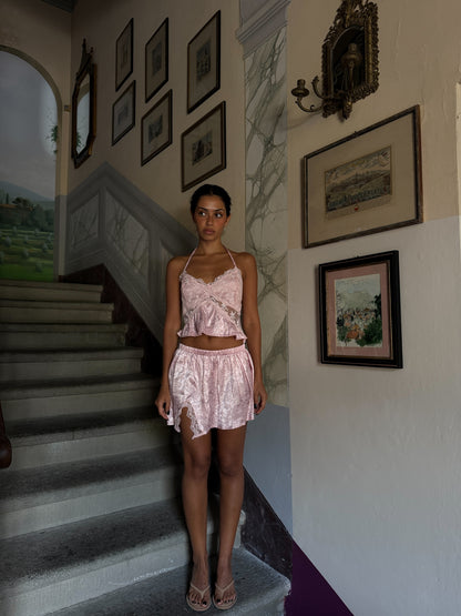 Pink Baroque Lace Set (XS-S)