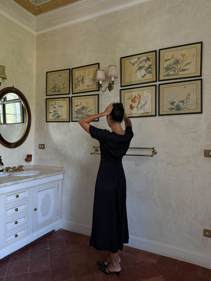 Midnight Collar Dress (XS-S)